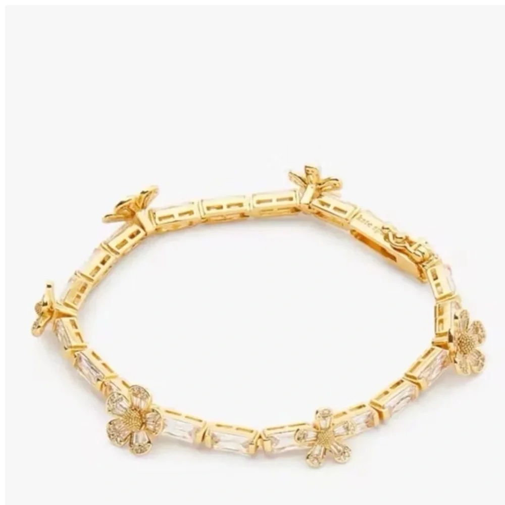 $198 Kate Spade Fleurette Tennis Bracelet - Picture 7 of 7